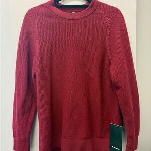 NWT Lululemon Textured Knit Crewneck Sweater — size Medium